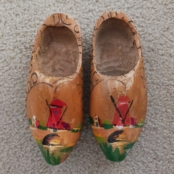 Other - Vintage Wooden Shoes